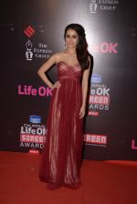 Shraddha Kapoor at Life Ok Screen Awards red carpet in Mumbai on 14th Jan 2015
